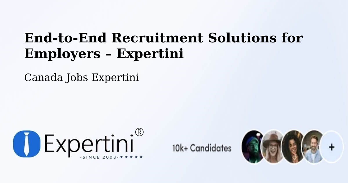 Recruitment Solutions for Employers – Cambridge - Cambridge, Canada Jobs Expertini