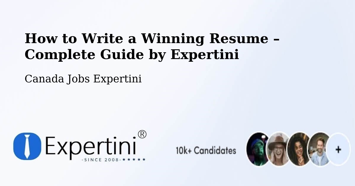 Resume Writing Guide for Job Seekers – Cambridge - Cambridge, Canada Jobs Expertini